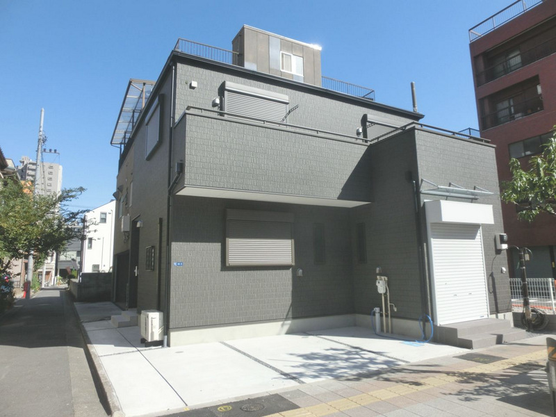 施工事例：墨田区の新築店舗併用住宅